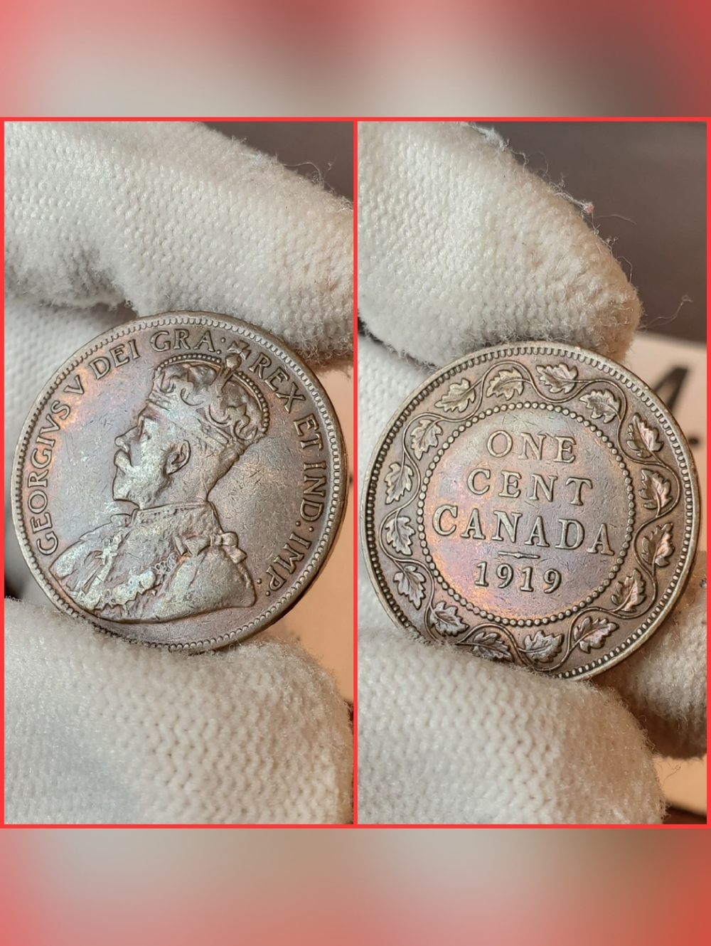 RB 1919 canada Edward VII Large Cent KM# 21
